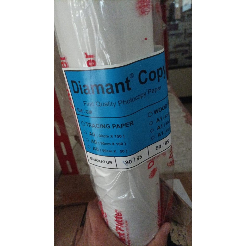 

Atk Creations - Kertas Kalkir Ukuran A1 80/85Gr 50 Meter Diamant