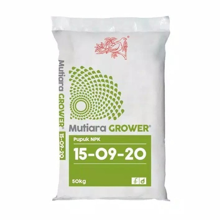 Pupuk NPK Grower 15-09-20 + TE Mutiara Meroke 50 kg