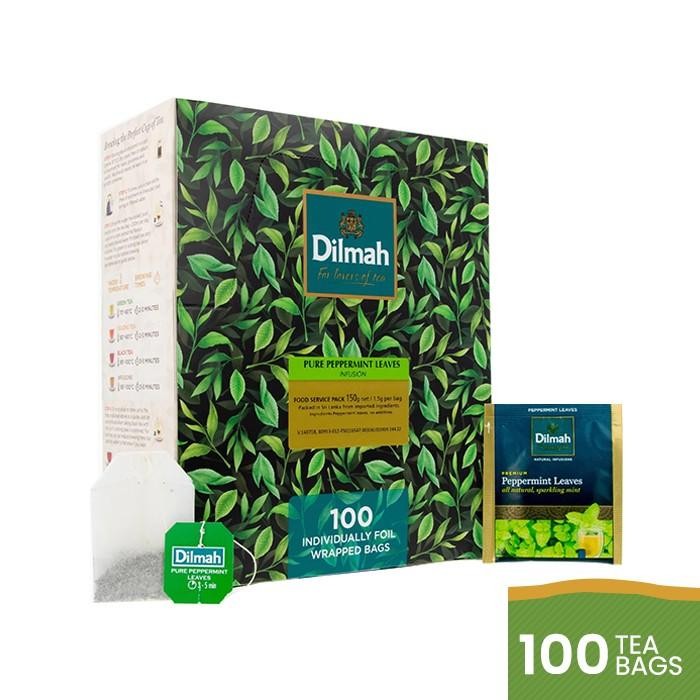 

Dilmah Infusion Tea Pure Peppermint - Foil Envelope 100s - Teh Celup