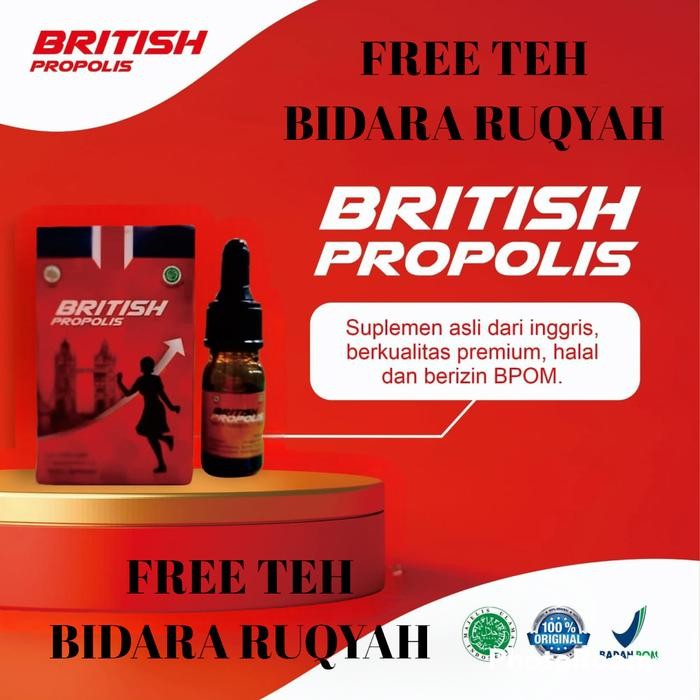 

british propolis original 100% bonus teh bidara ruqyah