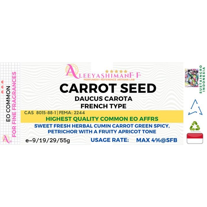 

AleeyashimanFF EO Common AFFRS - Carrot Seed Daucus Carota