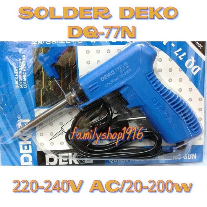 TERLARIS SOLDER DEKKO DQ77N/SOLDER DEKKO TEMBAK/SOLDER DEKKO/SOLDER/DEKKO DQ77N SALE