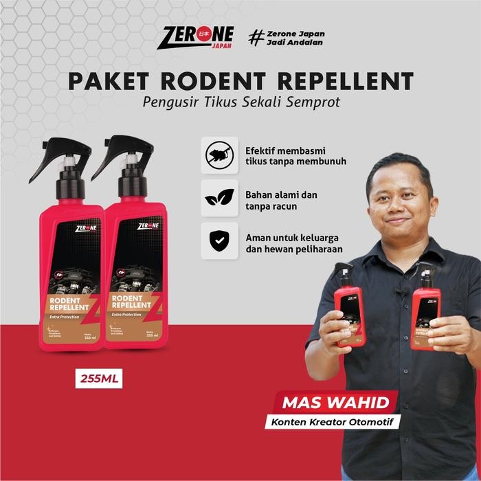 Zerone Japan Semprotan Pengusir Tikus Mobil Rodent Repellent