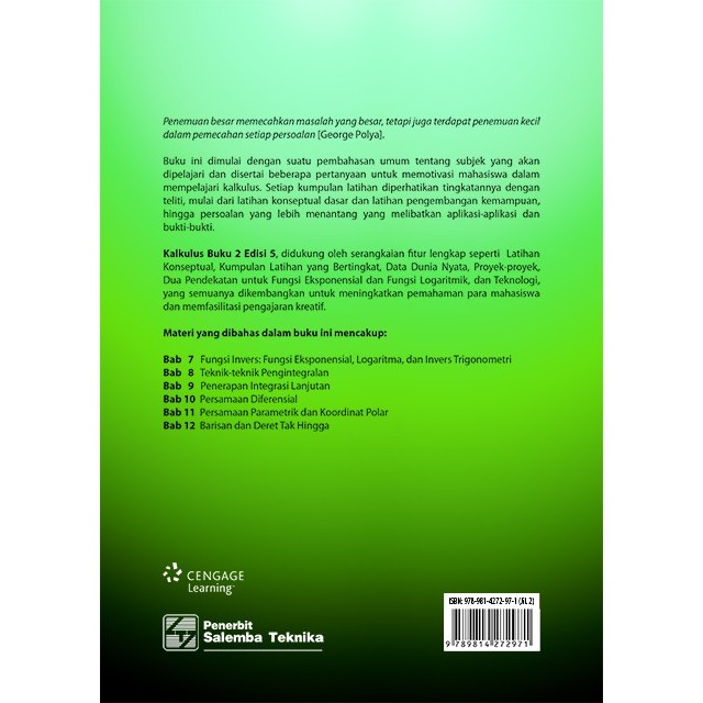 

SALE KALKULUS BUKU 2 EDISI 5-JAMES STEWART READY