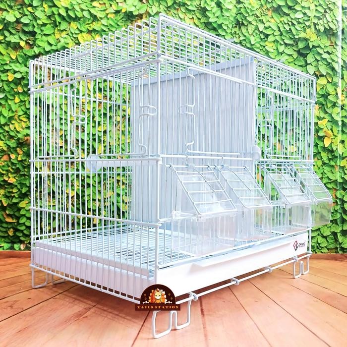 Dayang K501 Bird Cage Kandang Burung Sekat Besi Mini Finch Blackstrouth
