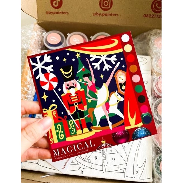 

Artemedia - Paint By Number [Magical] Bypainters Painting Set 20X20Cm Kanvas