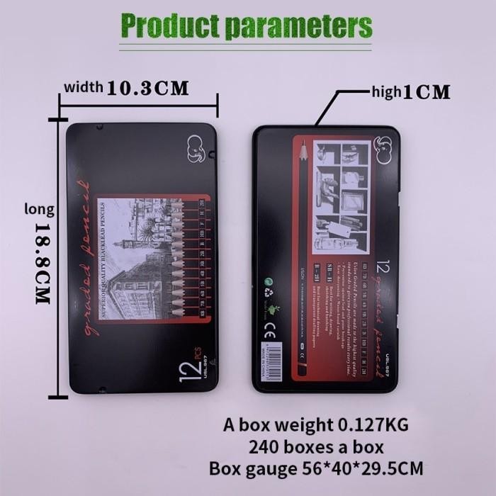 

Artemedia - 12 Pcs Pensil Gambar Sketsa Set Lengkap 2H H F B Hb 2B 3B 4B 5B 6B - 2