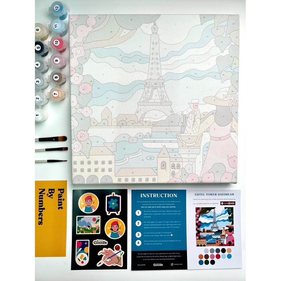 

Artemedia - Paint By Number - Eiffel Tower Daydream - Spanram