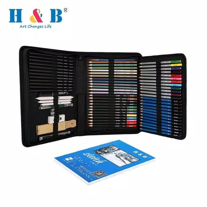 

Artemedia - Sketching Pencil 71 Pcs Pensil Sketsa Menggambar Design Dan Melukis