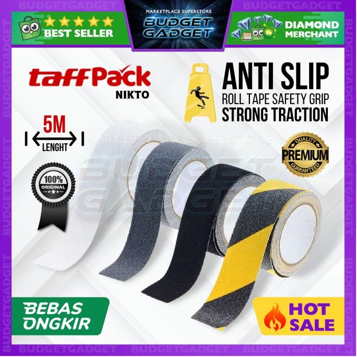 

Taffpack Tape Lakban Safety Grip Anti Slip Strong Traction 5mx5cm