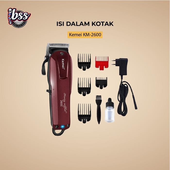 Kemei KM-2600 MESIN CUKUR RAMBUT