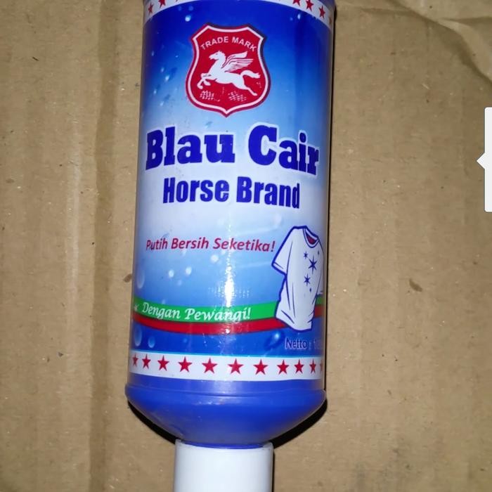 JTTOP" BLAU CAIR CUCI BAJU 100 ML CAP KUDA TERBANG PEMUTIH PAKAIAN