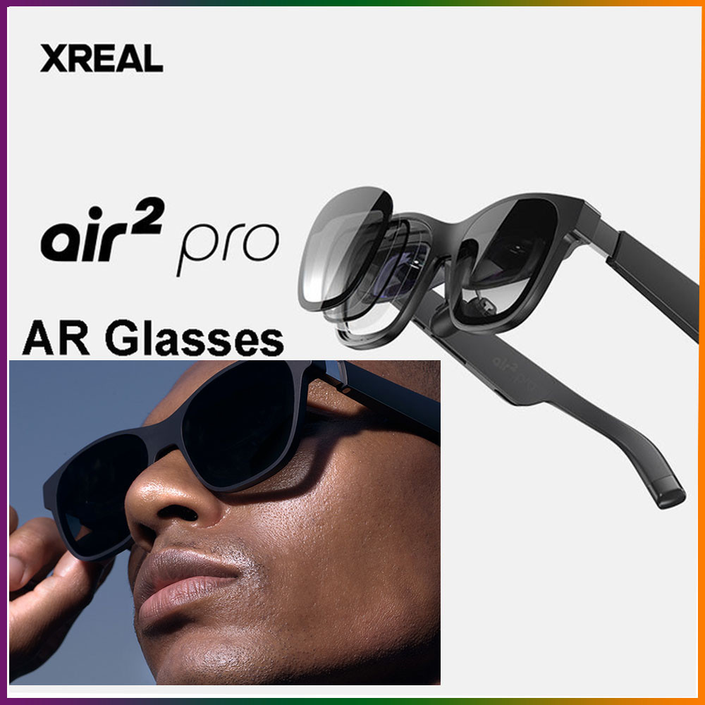 New XREAL Nreal Air 2 Pro Smart AR Glasses HD 130 Inches Space Giant
