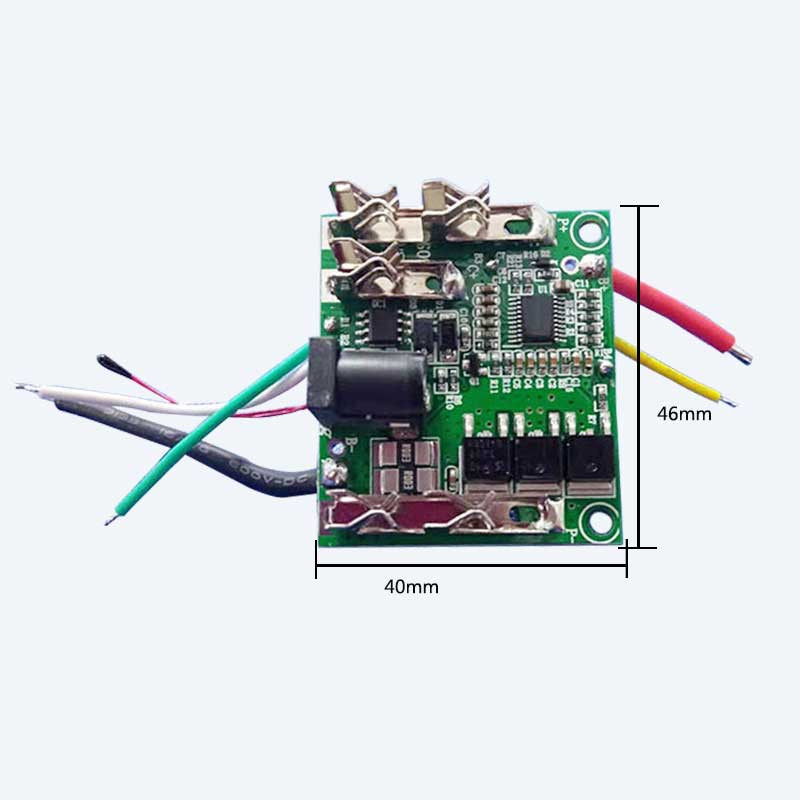 Modul Bms 5s 18-21v 20v Board Pelindung Circuit Bor Cordless Drill Baterai Lithium Papan