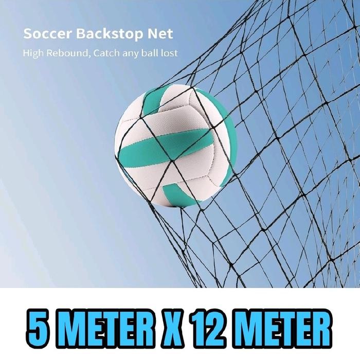 Jaring Pengaman Lapangan Voly Futsal Basket 5mx12m - Maulana Net Shop - 100% Virgin High Density