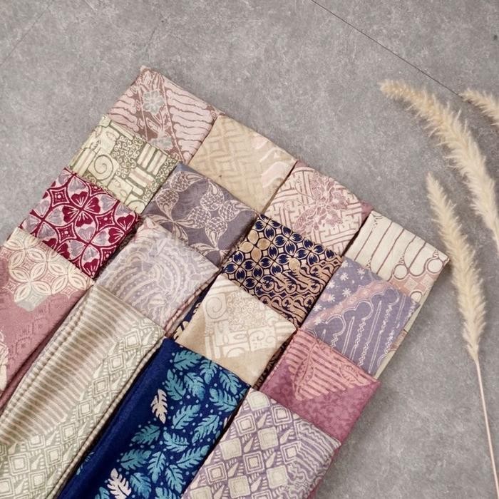 Kain Batik Pastel Per 2 Meter - Cap Tradisional Viscose