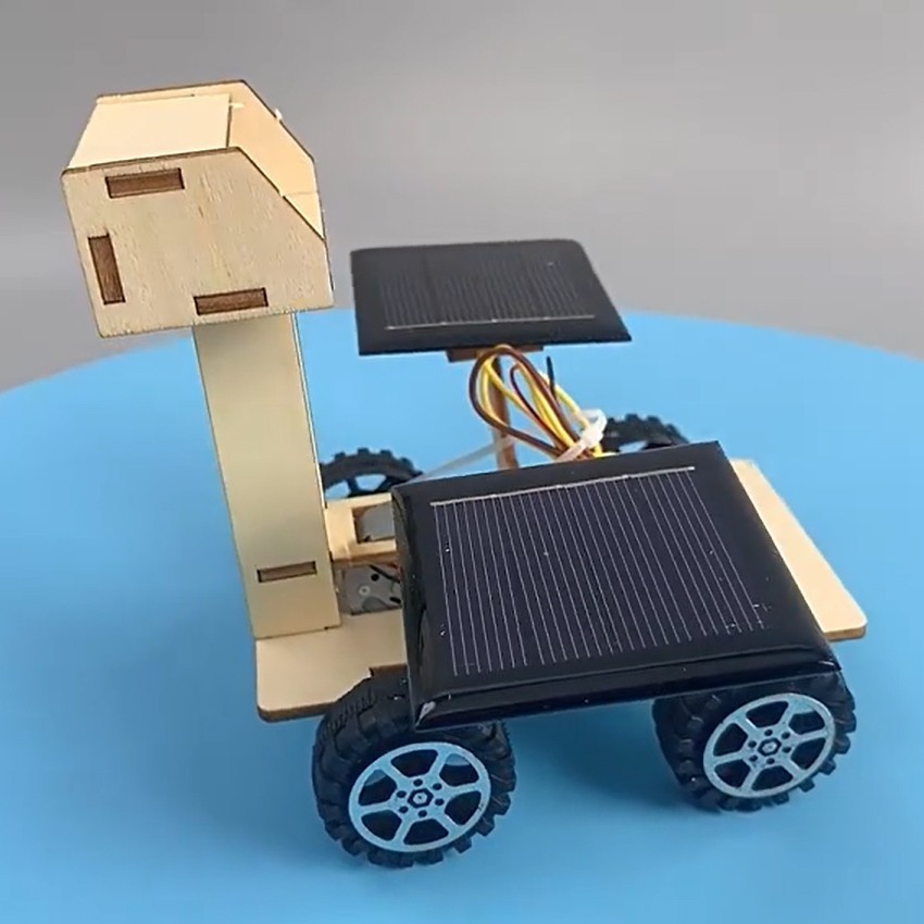 1 Set Mainan Edukasi Diy Car Solar Panel Mainan Mobil Tenaga Surya Mainan Edukasi Panel Surya Solar