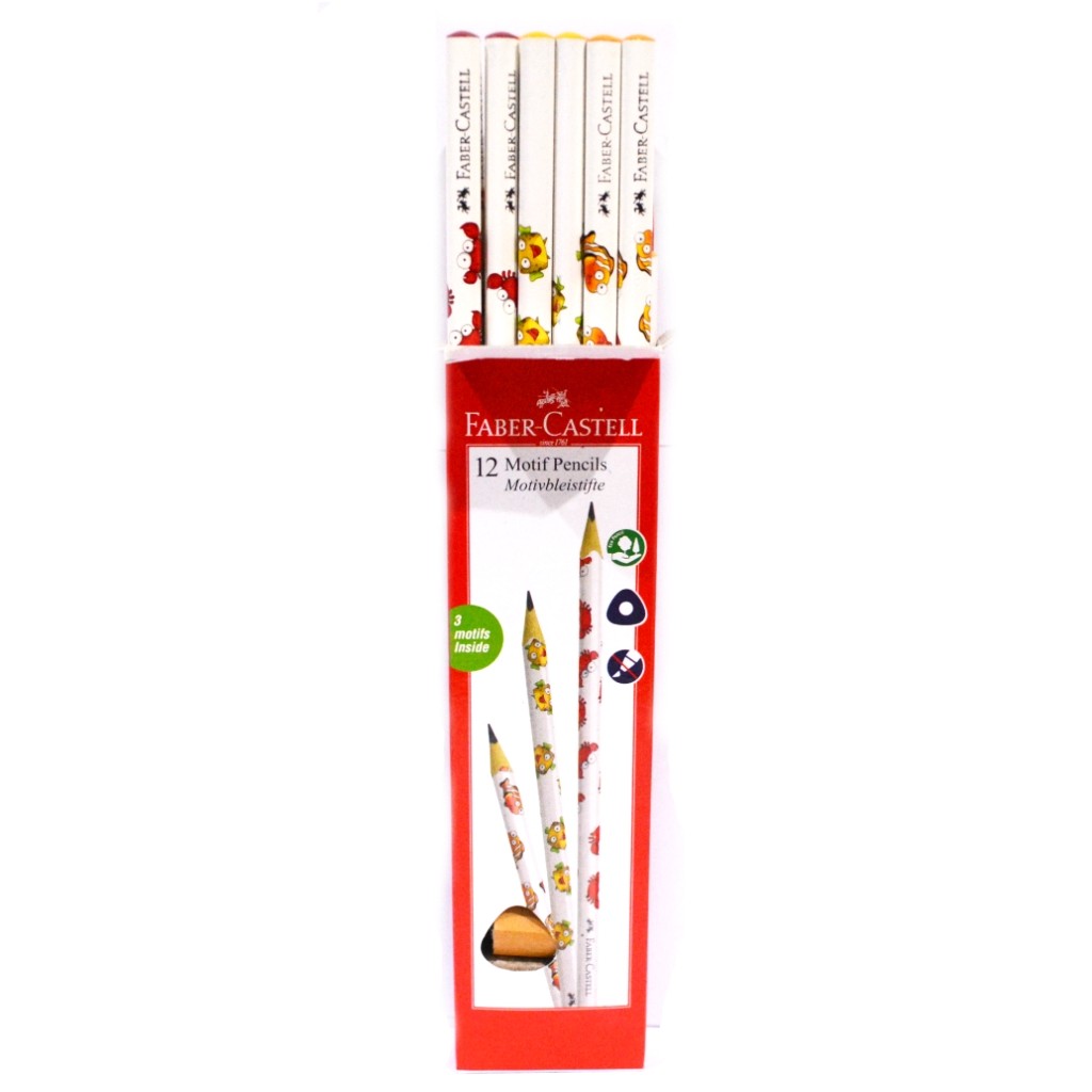

Pensil 2B Sea Pack Faber Castell Motif Clown Fish Per Box