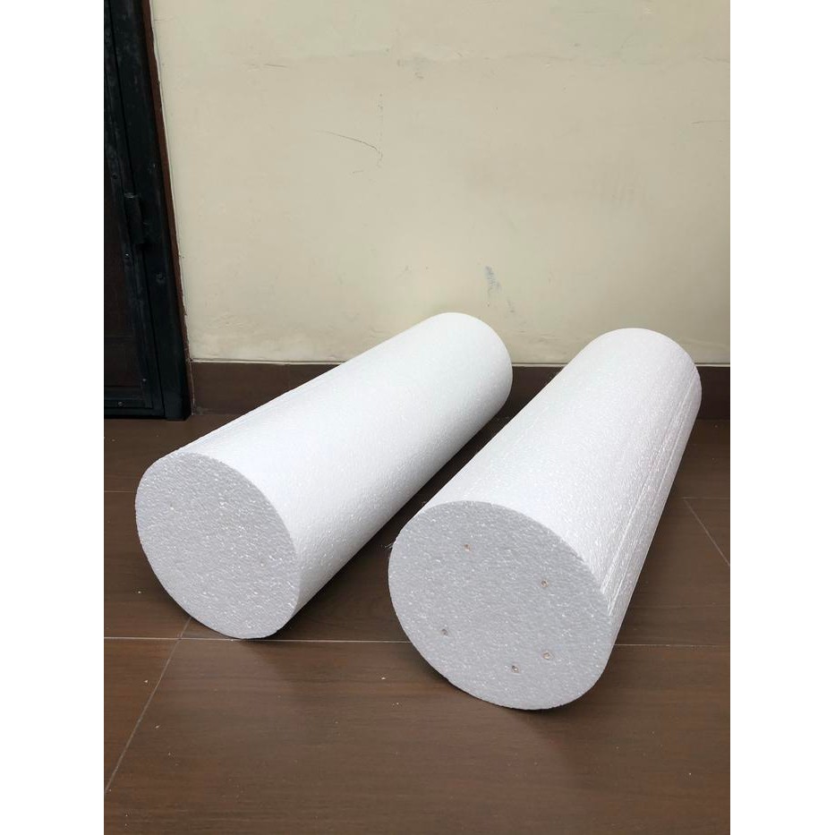 

Styrofoam Pilar/Tabung/Bulat Diameter 20 X 50Cm Sterofoam Pilar