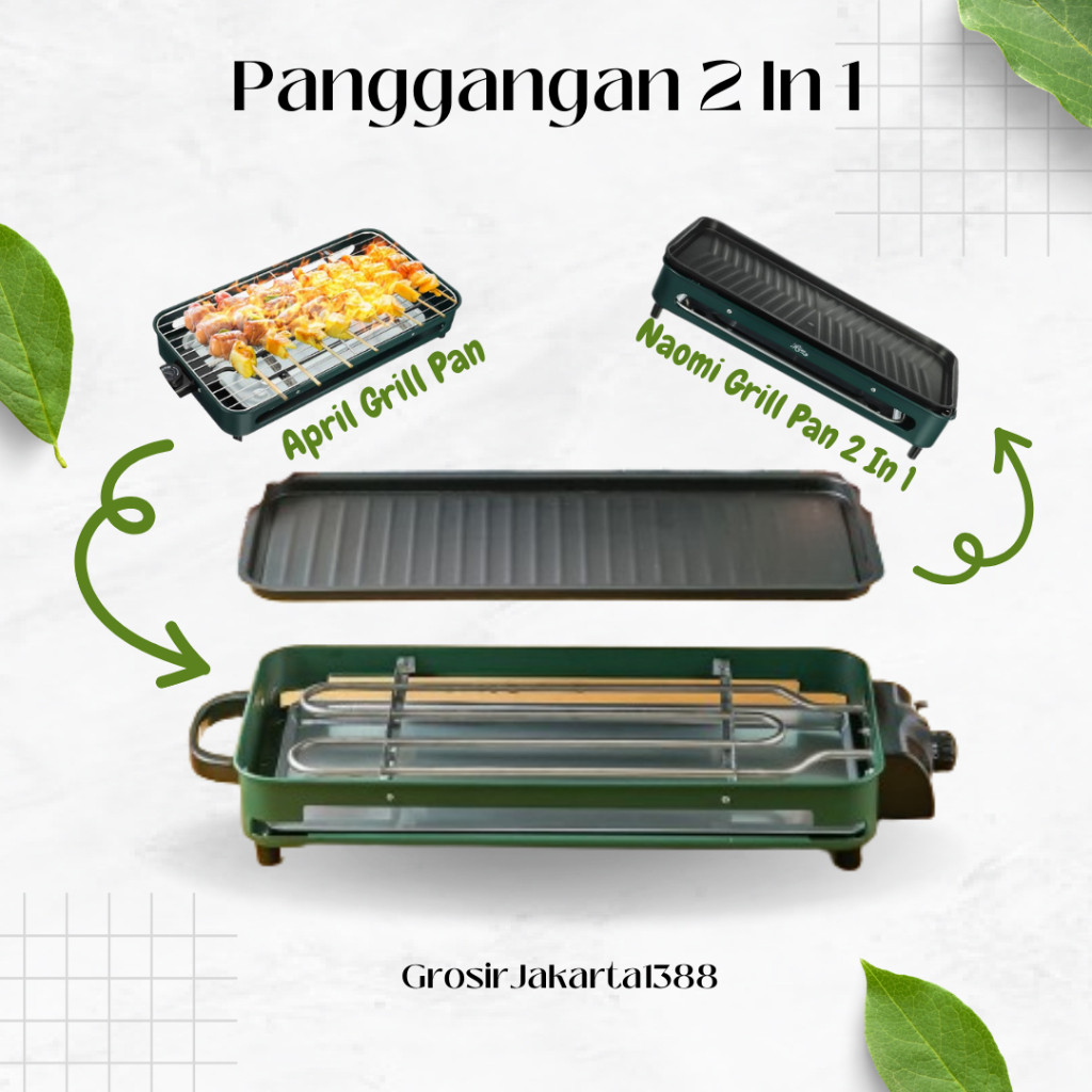 Panggangan Alat Panggang Serbaguna Panggangan Bbq / Panggangan Portable Pemanggang Listrik