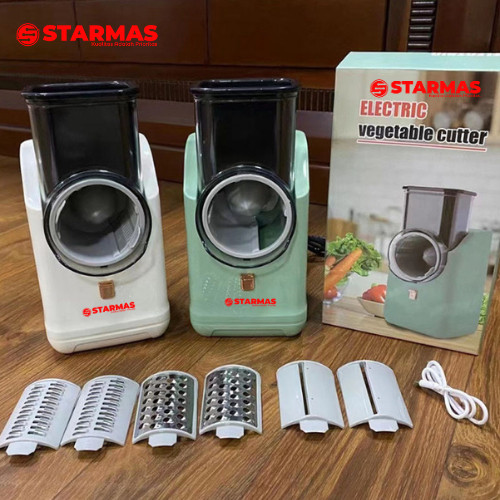 STARMAS Potong Sayuran Multifungsi Elektrik Pemotong Sayuran Listrik Parutan Keju Listrik Otomatis