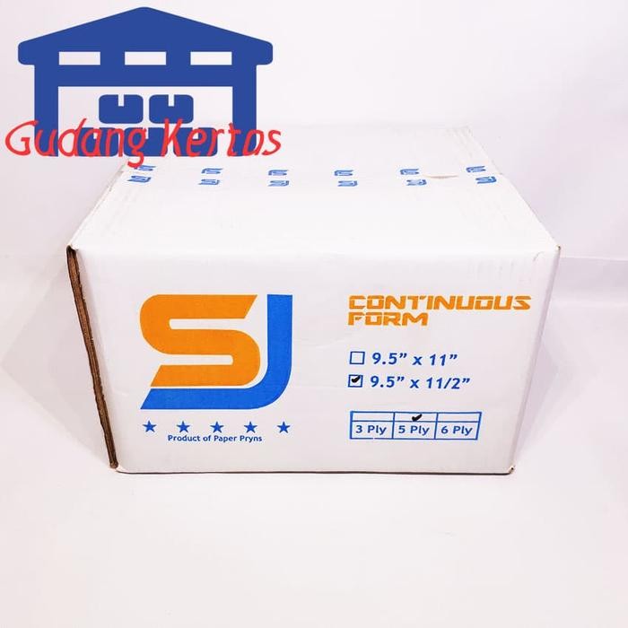 

Continuous Form 9.5 X 11/2 5Ply Sj Standar Prs - Bagi 2