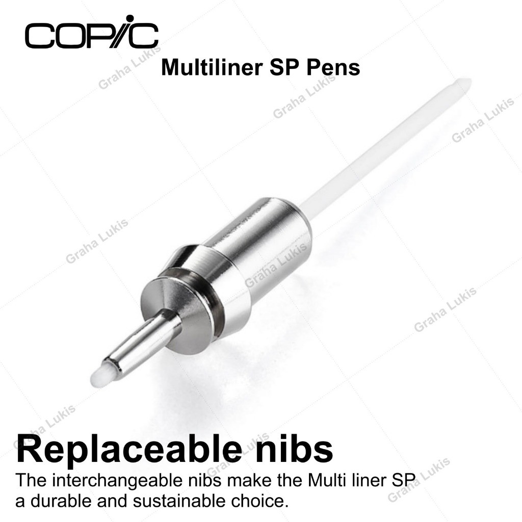 

COPIC MULTILINER SP PEN Brush dan Nib / SATUAN
