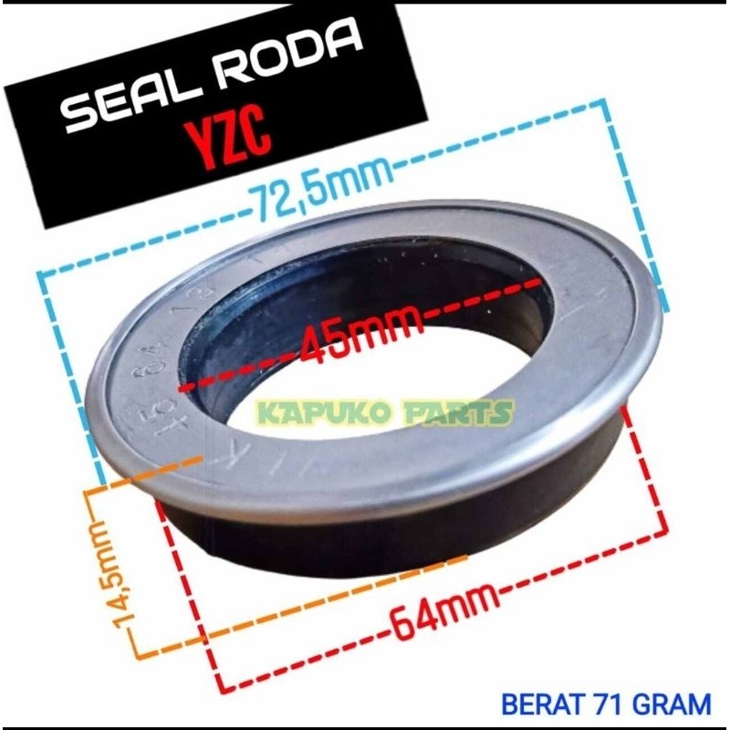 Yzc Seal Roda Untuk Mesin Traktor Tangan