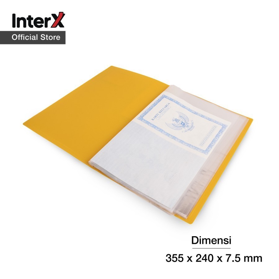 

Clear Holder / Display Books Folio 40 Pockets - Inter X Folder