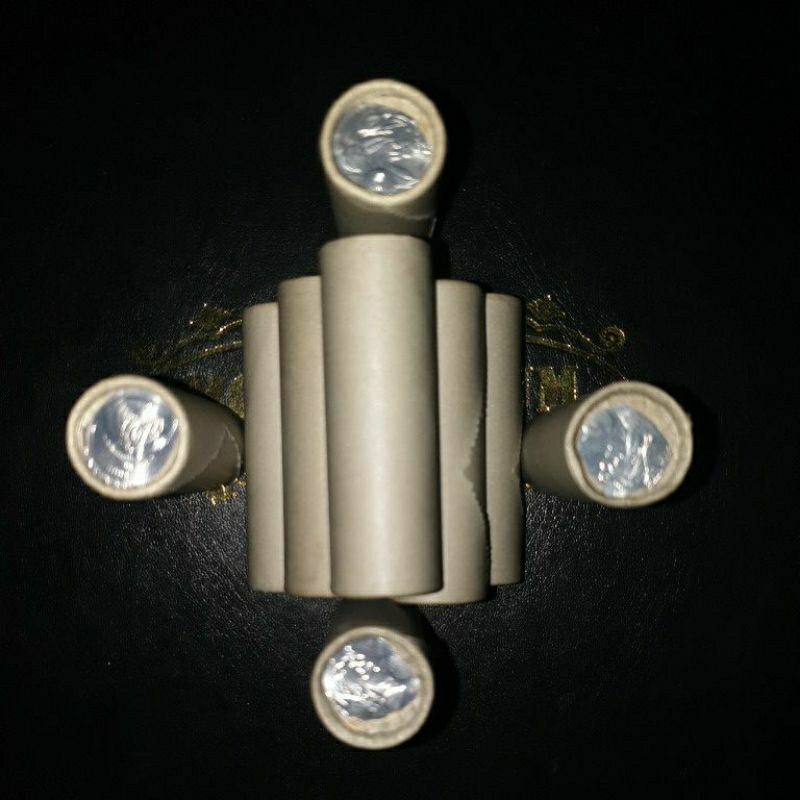 Koin 25 Rupiah Pala Kondisi Roll