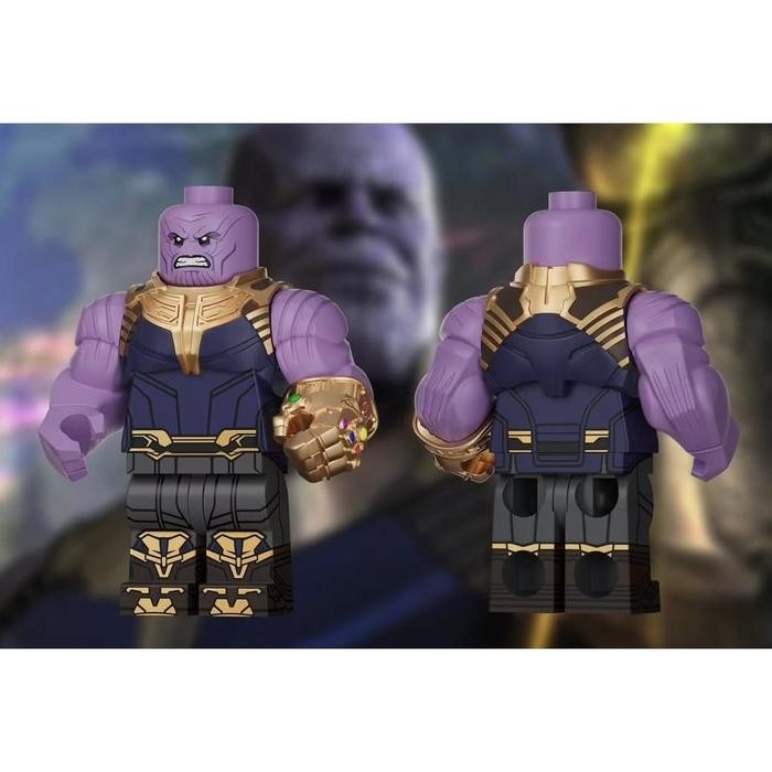 ..... Minifigure Custom Thanos - Avengers - Marvel
