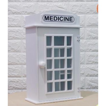 KOTAK P3k KAYU TEMPAT OBAT LEMARI OBAT GANTUNG DINDING