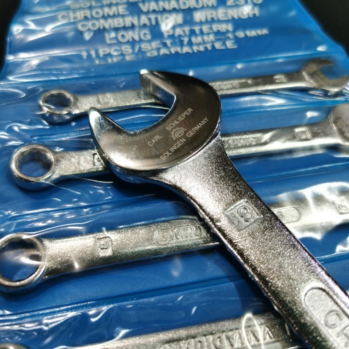 KUNCI RING PAS EYE BRAND SOLINGEN GERMANY 11PCS 7-19MM