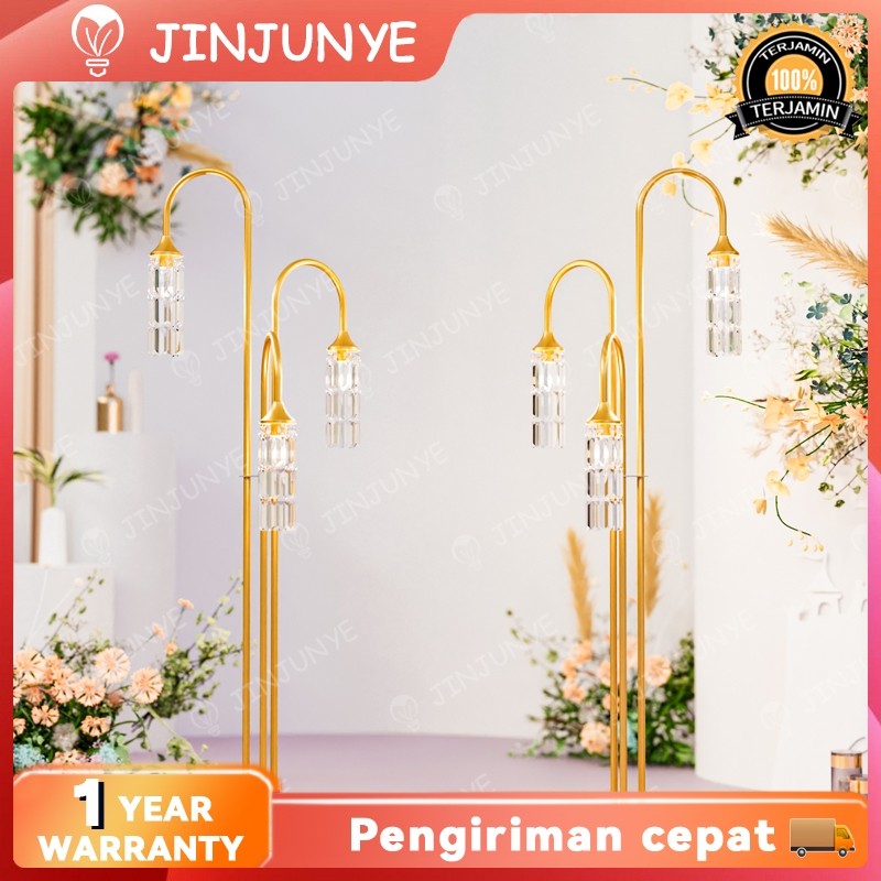 Garansi & COD2 Set Lampu Dekorasi Pelaminan Rumbai Lampu Dekorasi Wedding 150cm Standing Lampu