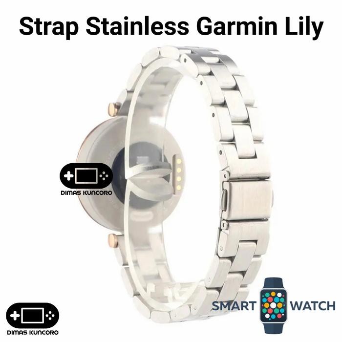 Strap Stainless Garmin Lily Tali Jam Tangan Steel Smartwatch Terlaris