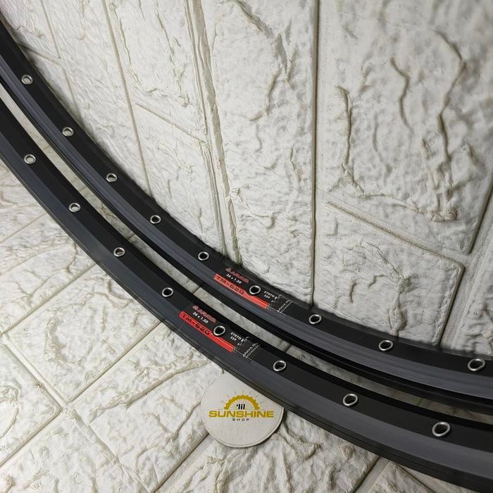Limited EDition Velg Rims 36H Sepeda 26 ARAYA TM-620 Rim 36 Hole Double Wall BLACK CNC