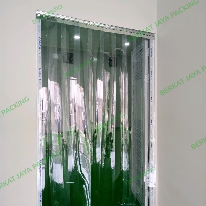 Gordeng pvc pvc curtain tirai plastik PVC strip curtain bening