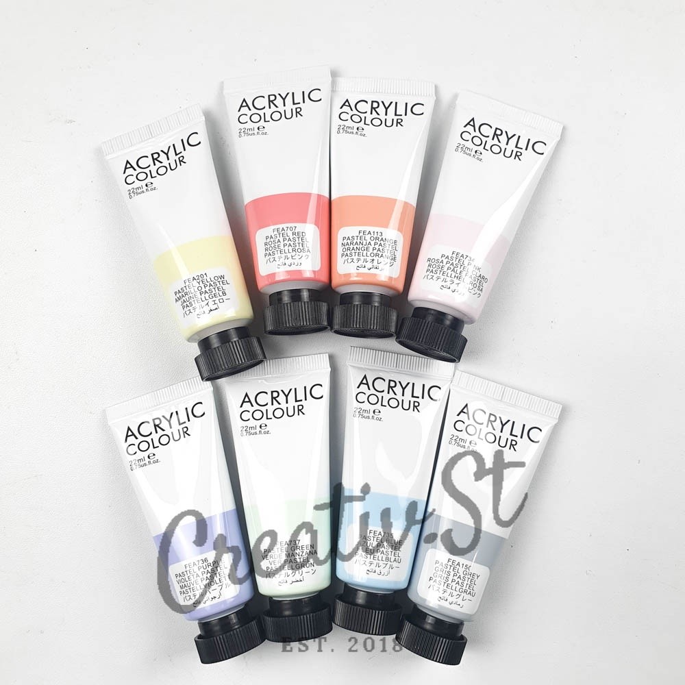 

ART RANGERS Cat Acrylic Pastel 8 Warna Set Akrilik Paint Lukisan