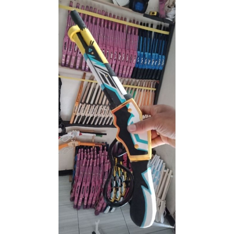 SG2 PARROT MAINAN KAYU CUMA PAKE KARET GELANG