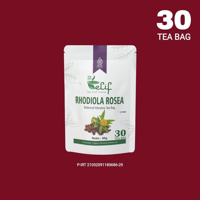 

Rhodiola Rosea Tea : Super Adaptogen, Improves Brain (30 Tea Bag)