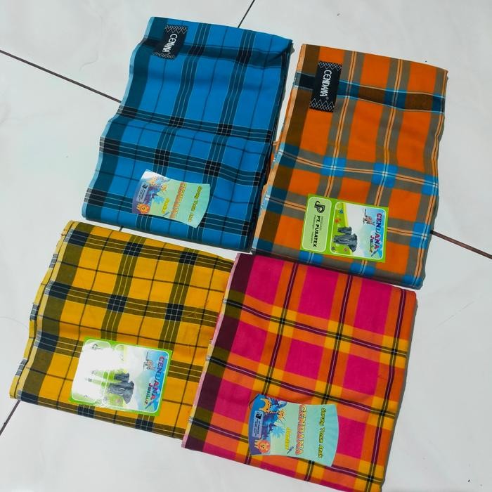 Sarung Anak Polos Cendana Orange