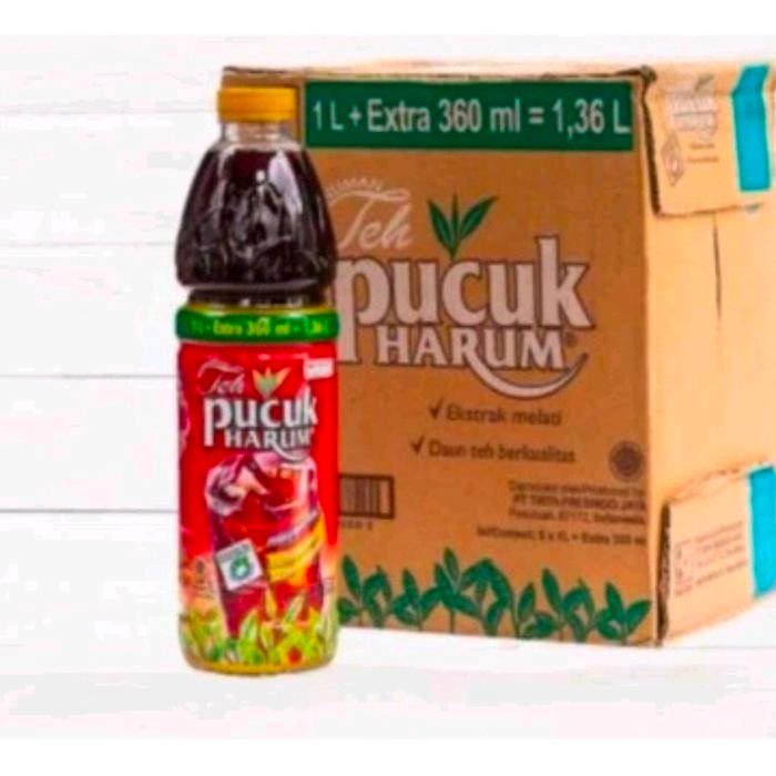 

(1 DUS = 6 BOTOL) TEH PUCUK HARUM 1.300 ML = 1.3 Liter Minuman Teh Instant