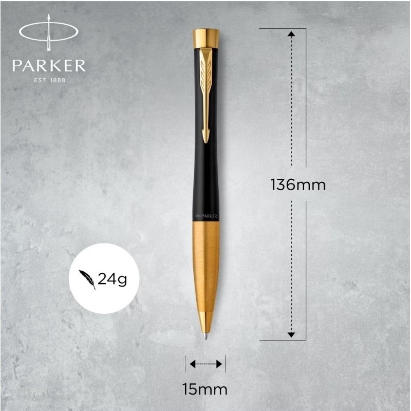 Parker Urban Twist Pen Gold Black 774
