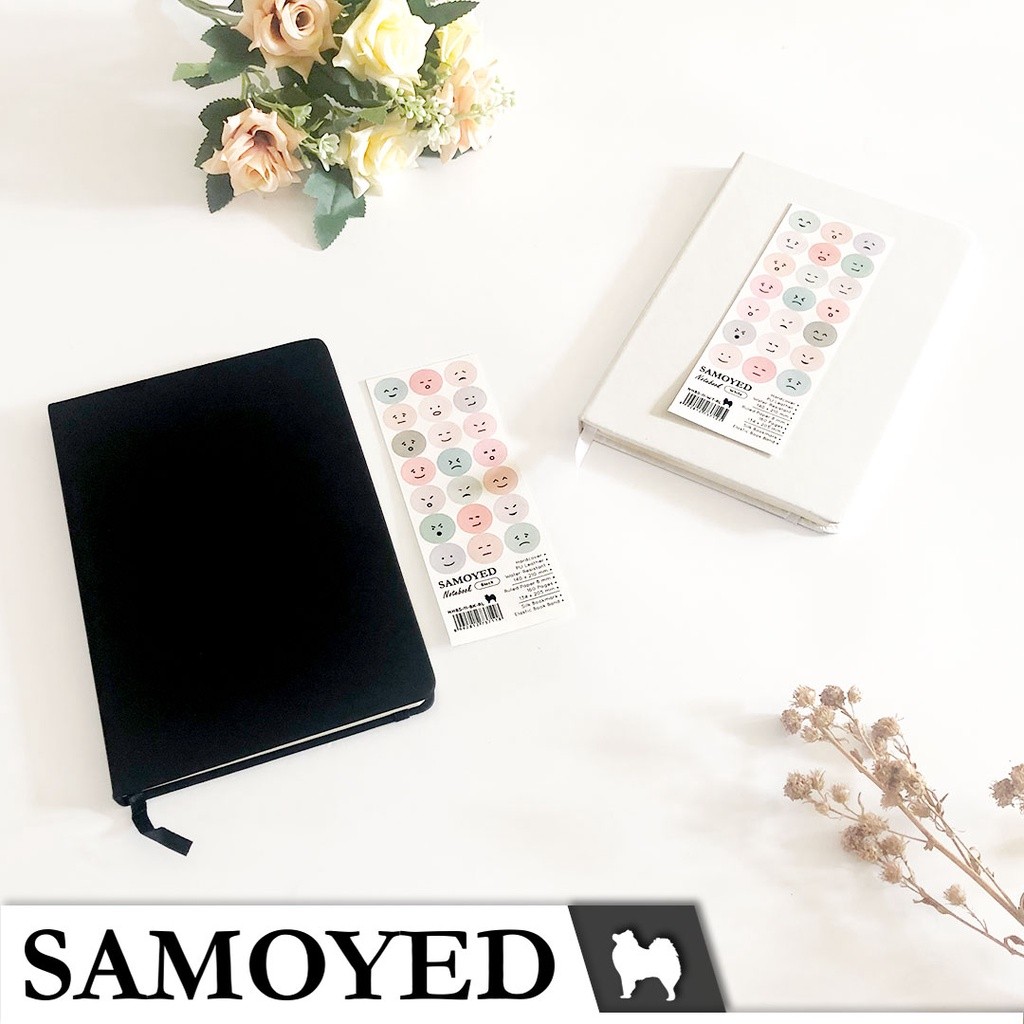 

Buku Tulis / Catatan / Agenda / Jurnal / Notebook / Diary / Journal Hardcover A5 Samoyed NBHS-11