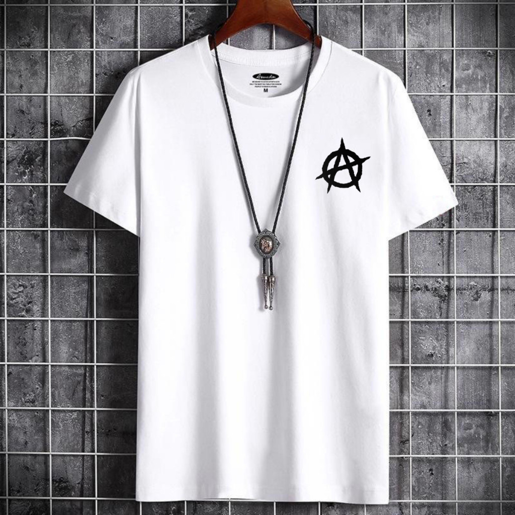 Kaos Pria Tisert Lengan Kawes Panjang Pendek Thsirt Kerah Unisex Terbaru 2025 Pakaian Atasan Tsirt D