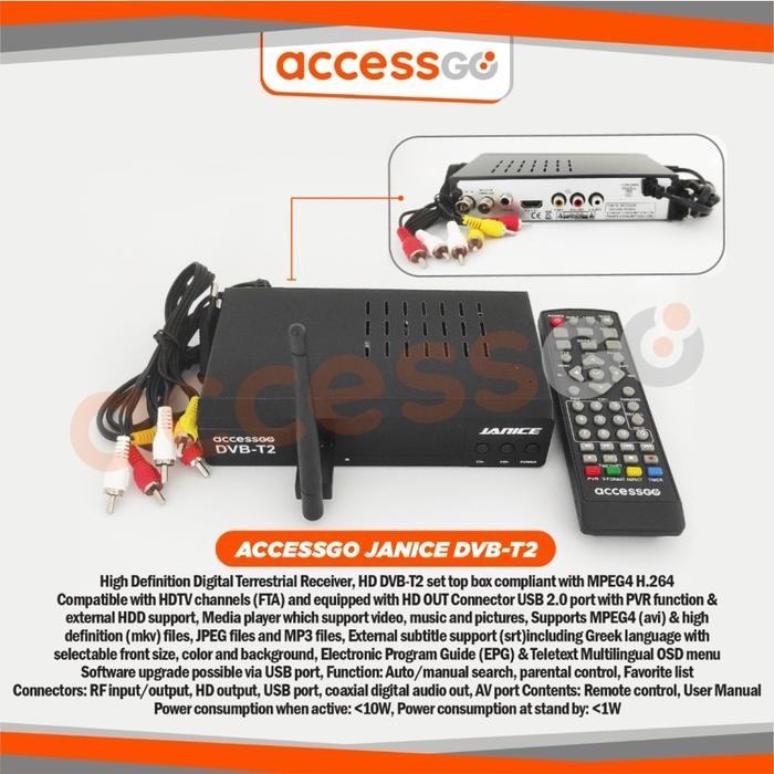 ACCESS GO TV BOX JANICE DVB-T2