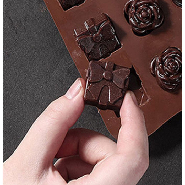 

PROMO AILEHOPY Cetakan Coklat Es Batu Ice Cube Tray Mold Model Love - DU997