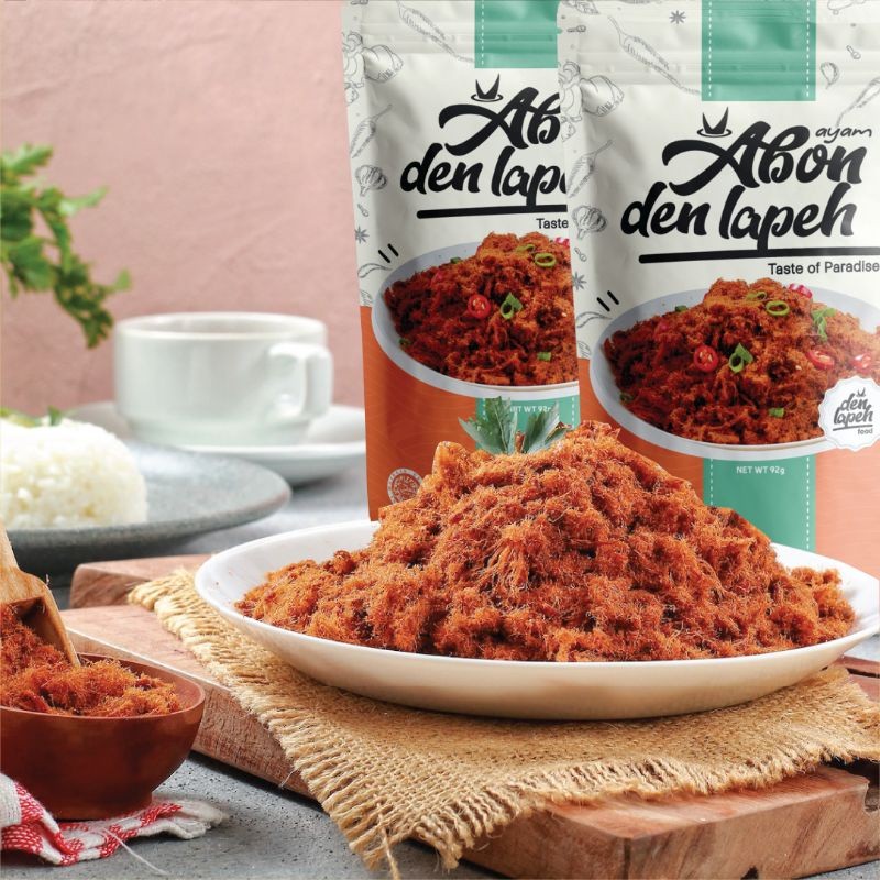 

WHYN!! Abon Ayam Premium / Den Lapeh Food / Abon Non MSG Halal MUI