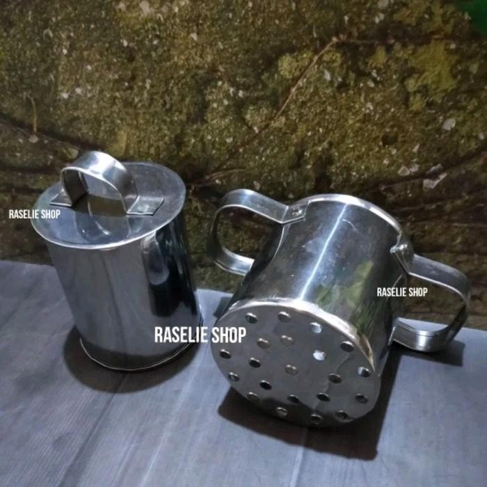 PREMIUM Cetakan Cendol Dorong Es Dawet Ayu Putu Mayang Tabung Cangkir Stainless Lokal Kitchenware