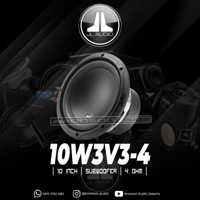 PREMIUM SUBWOOFER PASIF JL AUDIO 10W3v34 10 inch